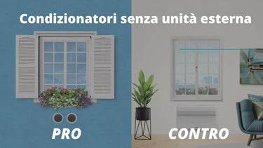Condizionatori senza motore esterno: pro e contro - Climamarket