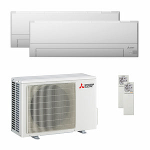 Condizionatore Mitsubishi Electric Serie BT dual split 9000+9000 BTU inverter A++ wifi unità
