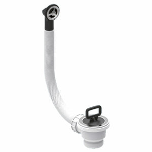 Piletta Valsir per lavello 1"1/2 con tappo e troppopieno tondo