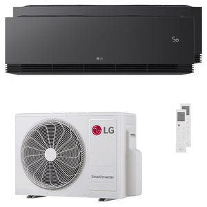 Condizionatore LG ARTCOOL Black AI dual split 9000+12000 BTU inverter A+++ wifi unità esterna 4.7 kW