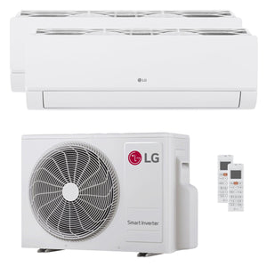 Condizionatore LG DUALCOOL Libero Smart dual split 12000+18000 BTU inverter A+++ wifi unità