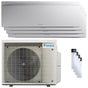 Condizionatore Daikin Emura 3 quadri split 9000+12000+12000+18000 BTU inverter A++ wifi unità esterna 7.4 kW Bianco