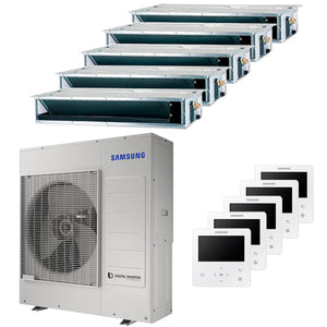 Condizionatore Samsung canalizzabile penta split 9000+9000+12000+12000+12000 BTU inverter A++ unità 