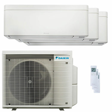 Condizionatore Daikin Stylish Bianco trial split 9000+9000+9000 BTU inverter A+++ wifi unità esterna 5 kW
