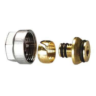 Raccordo multistrato Ivar  allacci 20mmx2 per radiatori