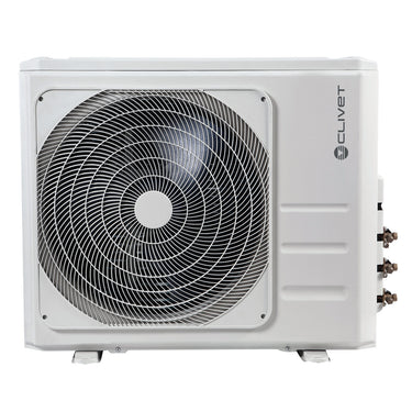 Condizionatore Clivet Cristallo 2 trial split 12000+12000+24000 BTU inverter A++ wifi unità esterna 10.5 kW