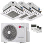 Condizionatore LG Cassetta 4 vie LG trial split 9000+12000+12000 BTU inverter A+++  unità esterna 6.2 kW