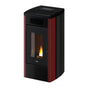Stufa a pellet Cadel Atena Plus 14 ad aria canalizzata 14 kW - WiFi ROSSO