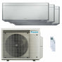 Condizionatore Daikin Stylish Silver trial split 9000+9000+12000 BTU inverter A++ wifi unità esterna 6.8 kW