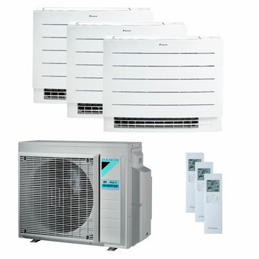 Condizionatore Daikin Perfera Floor trial split 9000+9000+12000 BTU inverter A+++ wifi unità esterna 5,2 kW