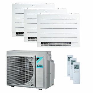 Condizionatore Daikin Perfera Floor trial split 7000+9000+12000 BTU inverter A+++ wifi unità esterna