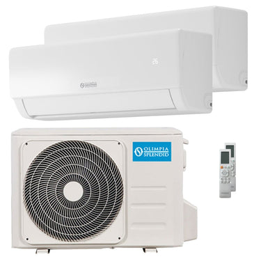 Condizionatore Olimpia Splendid Nexya S5 E Inverter dual split 18000+18000 BTU inverter A++ wifi unità esterna 8.2 kW