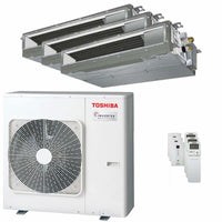 Condizionatore Toshiba Canalizzabile U2 trial split 7000+7000+16000 BTU inverter A+++  unità esterna 7 kW