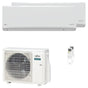 Condizionatore Fujitsu Serie KN WiFi dual split 7000+12000 BTU inverter A+++ wifi unità esterna 5 kW