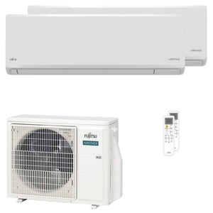 Condizionatore Fujitsu Serie KN WiFi dual split 9000+9000 BTU inverter A+++ wifi unità esterna 5 kW