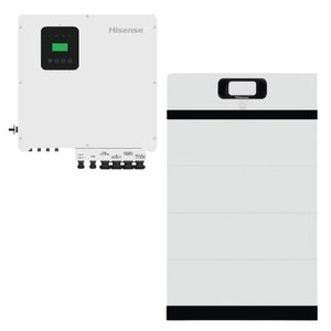 Kit fotovoltaico Hisense Hi-Mini Inverter 10 kW + batterie di accumulo 15 kW - TRIFASE