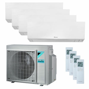 Condizionatore Daikin Perfera Wall quadri split 5000+5000+5000+5000 BTU inverter A+++ wifi unità est