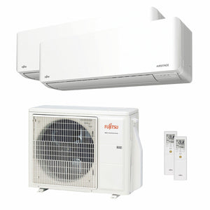 Condizionatore Fujitsu Serie KMCG WiFi dual split 9000+9000 BTU inverter A+++ wifi unità esterna