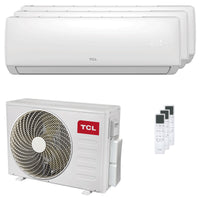 Condizionatore TCL Elite F2 trial split 12000+12000+12000 BTU inverter A++ wifi unità esterna 7.9 kW