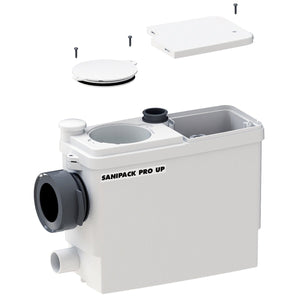 Trituratore WC SFA Sanipack Pro UP - Ad incasso per WC SOSPESO, WC