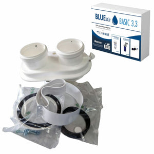 Kit installazione caldaia con scarico fumi sdoppiato universale, defangatore, dosatore di polifosfat