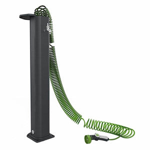 Fontana da giardino Arkema Garden Surprise a colonna in alluminio con flessibile estraibile