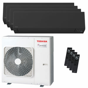 Condizionatore Toshiba SHORAI Edge Black quadri split 5000+7000+9000+12000 BTU inverter A++ wifi uni