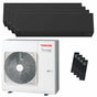 Condizionatore Toshiba SHORAI Edge Black quadri split 5000+7000+9000+12000 BTU inverter A++ wifi unità esterna 8 kW