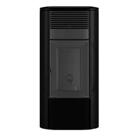 Stufa a pellet MCZ Club Hydromatic 24 M2 24 kW ad acqua nero MCZ