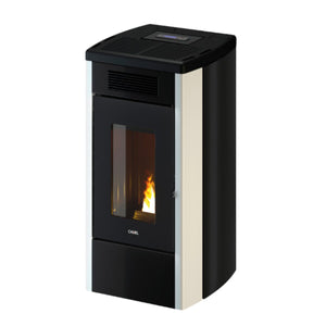 Stufa a pellet Cadel Atena Plus 12 ad aria canalizzata 12 kW - WiFi BIANCO