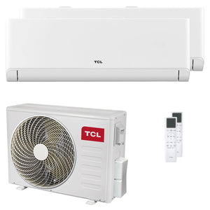 Condizionatore TCL BreezeIN P5 dual split 9000+12000 BTU inverter A++ wifi unità esterna 4.1 kW
