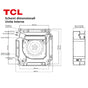 Condizionatore TCL Cassetta 4 vie Serie S Standard 36000 BTU R32 Inverter WiFi A++/A+