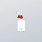 Kit sdoppiatore tubi aria-fumi Ø 80/80 mm per scaldabagni Rinnai Rinnai