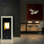 Stufa a pellet Cola Grace 10 kW ad aria WiFi bordeaux Cola