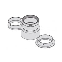 Kit scarico fumi sdoppiato Beretta da Ø60/100 a Ø80/80 - per Scaldabagni 