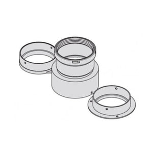 Kit scarico fumi sdoppiato Beretta da Ø60/100 a Ø80/80 - per Scaldabagni 