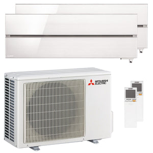 Condizionatore Mitsubishi Electric Kirigamine Style MSZ-LN dual split 9000+12000 BTU inverter A++ wi