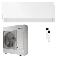 Condizionatore Samsung WindFree Première dual split 18000+24000 BTU inverter A++ wifi unità esterna 10 kW Essential White