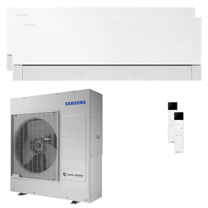 Condizionatore Samsung WindFree Première dual split 24000+24000 BTU inverter A++ wifi unità esterna