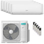 Condizionatore Hisense Hi-Comfort 2025 penta split 7000+7000+7000+9000+12000 BTU inverter A++ wifi unità esterna 10 kW