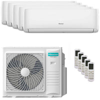Condizionatore Hisense Hi-Comfort 2025 penta split 9000+9000+9000+9000+9000 BTU inverter A++ wifi unità esterna 10 kW
