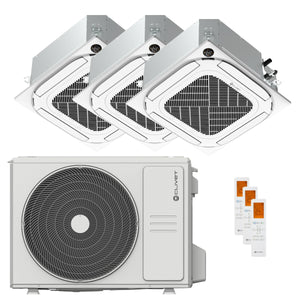 Condizionatore Clivet Cassetta Compatta 4 vie IBA1-Y trial split 9000+9000+12000 BTU inverter A++