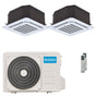Condizionatore Olimpia Splendid Nexya S6 E Cassette dual split 9000+9000 BTU inverter A++  unità esterna 4.1 kW
