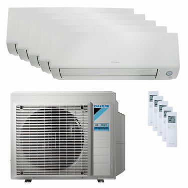 Condizionatore Daikin Perfera All Seasons penta split 9000+9000+9000+9000+15000 BTU inverter A++ wifi unità esterna 7.8 kW