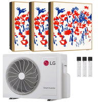 Condizionatore LG ARTCOOL Gallery PHOTO trial split 9000+12000+12000 BTU inverter A+++ wifi unità esterna 6.2 kW