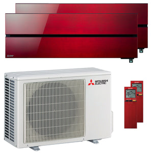 Condizionatore Mitsubishi Electric Kirigamine Style MSZ-LN dual split 9000+9000 BTU inverter A++ wif