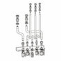 Kit di collegamento idraulico per sistema ibrido Daikin