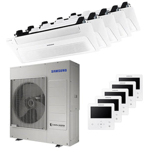 Condizionatore Samsung Cassetta WindFree 1 Via penta split 9000+9000+9000+12000+12000 BTU inverter A