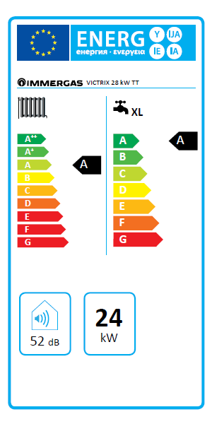 Caldaia Immergas victrix 28 tt a condensazione camera stagna 24 kW metano e gpl