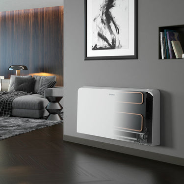 Ventilconvettore con pannello radiante Olimpia Splendid Bi2 SLR AIR inverter 200 DC kW 1,05 - 0,82 + comando TR e telecomando